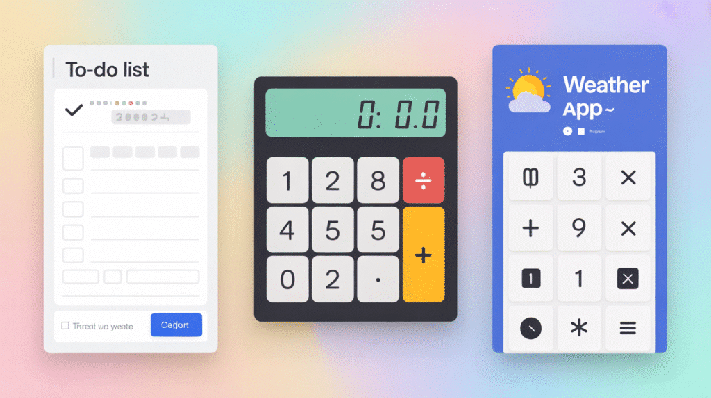 Best Final Year Projects simple web application projects 2025